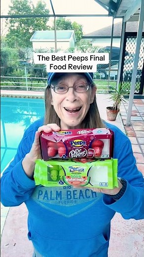 The Best Peeps Final! Sour Watermelon vs Dr Pepper Peeps Candy Review #marshmallow #candy #drpepper