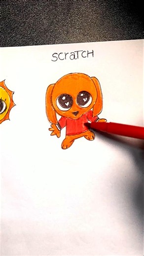 How to draw cute Sun, Scratch, Gummigoo #drawing #tutorial #theamazingdigitalcircus #fyp