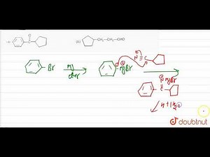Show how you would synthesize each compounds from starting mat