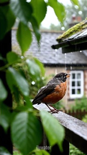 Gentle Rain ASMR with Bird Sounds | Natural Ambience for Sleep, Relaxation & Stress Relief 🌧️🕊️