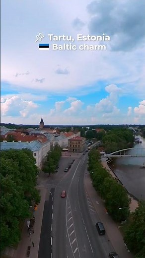 🇪🇪 Historic Tartu Old Town – Estonia 4K