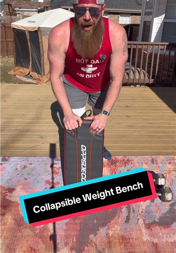 Collapsible Weight Bench for Home Workouts