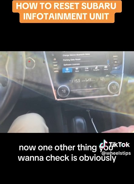 How To Reset Subaru Infotainment Screen For Blank Screens, Hung Screens, CarPlay not working and Backup Camera Issues #subaru #infotainment #car #carhelp