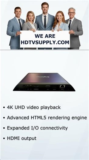 BrightSign HD1026 4K Digital Signage Media Player (Expanded I/O)