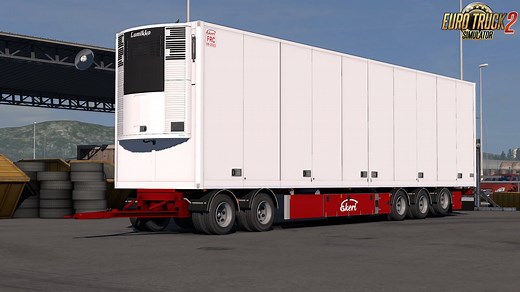 Ekeri Tandem trailers ADDON v2.0.1 by Kast (1.32.x) - ETS2 mods download