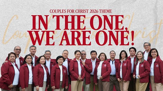 God has spoken to His people. Hallelujah! As we look forward to our 45th Anniversary, the Lord desires for us to delight in and celebrate community life – a life of fellowship with God and with one another. This is captured by the CFC 2026 theme: “In the One, we are one!” The anchor verse of our 2026 theme is 1 John 1:3-4 (Good News Translation): “What we have seen and heard we announce to you also, so that you will join with us in the fellowship that we have with the Father and with his Son Jes