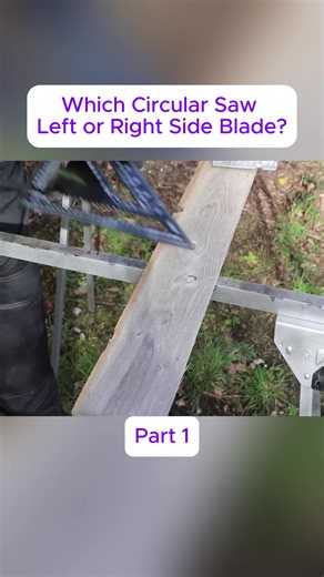 Which Circular Saw Left or Right Side Blade #bricklayer #bricklaying #diy #brickwork #tools