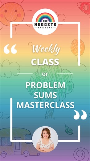 Should your child attend weekly classes, or would a Problem Sums Masterclass be more effective? 🤔 The answer isn’t about doing more — it’s about choosing the right support for where your child is right now. In this video, we break down: • what weekly classes focus on • who benefits most from a problem sums masterclass • how to decide which option best supports your child’s learning Because the right approach can make learning feel clearer, calmer, and more confident. 🌱 #TheNuggetsAcademy #Math