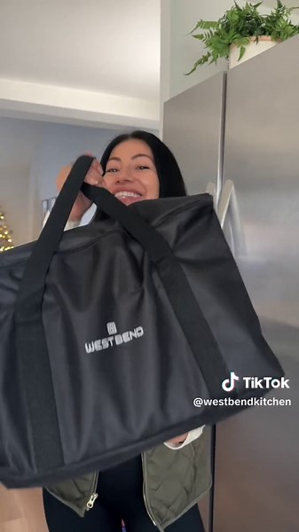 This versatility cooker is a GAME CHANGER! - ✅ 9 presets: Griddle, Grill, Rice, Roast, Sauté, Slow Cook, Steam, Stew and Warm ✅ Do even more with adjustable temperature—Bake, Brown, Oatmeal, Popcorn, Quinoa, Simmer and more ✅ Adjustable temperature with up to 20 hours programmable timer #westbend #westbendkitchen #happyholidays #merrychristmas