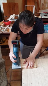 Create radius and bullnose curved edges with the Bosch cordless 12v router! | Woodworking Dad
