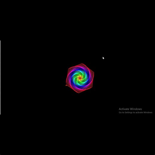 Rangoli Pattern With Python Turtle #shorts