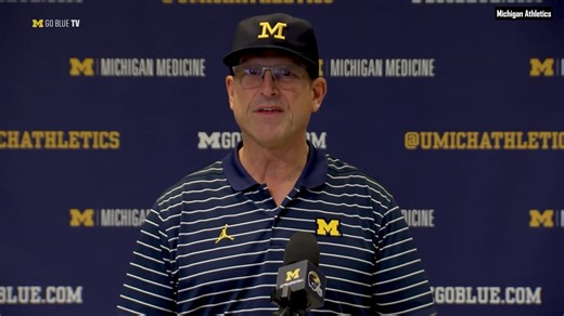 Jim Harbaugh gets asked about his respect level for Ryan Day and his Ohio State staff: 🎥Michigan Athletics #CFB #CollegeFootball #MichiganFootball #OhioStateFootball #TheGame #BigTen | The Next Round