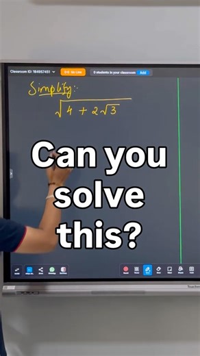 Can You Solve This Square Root Problem? #maths
