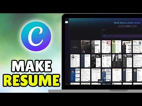 How To Make CV/Resume In Canva For Freshers & Students (2026) - Full Guide