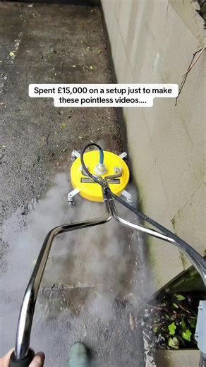£15,000 spent to make pointless videos! #pressurewashing #jetwashing #cleantok #cleanup #satisfying