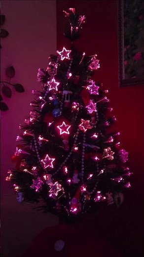 A Colorful Light Changing Christmas Tree to Enjoy! #shorts