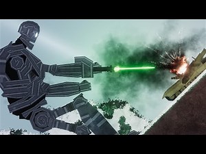 Iron Giant In People Playground│Iron Giant Rampage