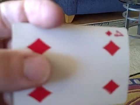 Card out of thin air trick - (TUTORIAL)