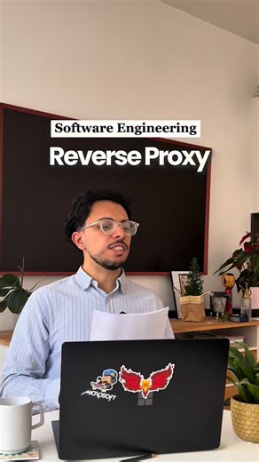Mohamad Al Sayed on Instagram: "What is a reverse proxy?🤯 How reverse proxy works? Difference between reverse proxy and a load balancer. Software Engineering Interview Question 🫡 #softwareengineering #computerscience"
