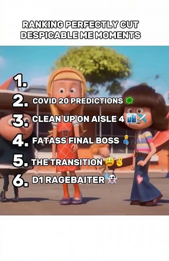 Ranking Perfectly Cut Despicable Me Moments 😭