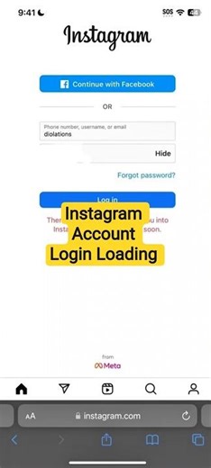 Instagram Login Loading Problem Fix 😡 #shorts