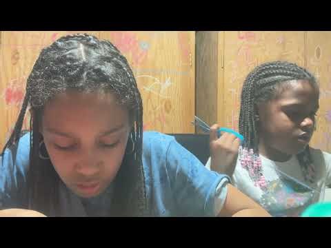 Playing with the new slime from target (squishmalllows)￼