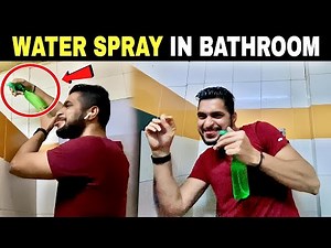 Water Spray in Bathroom | Bathroom Prank | Prakash Peswani Prank |