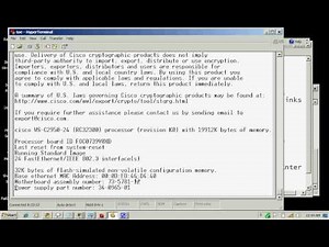 CISCO catalyst switch password recovery