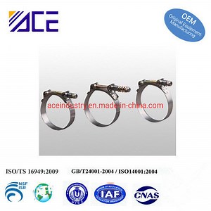 [Hot Item] T-Bolt Heavy Duty Hose Clamps-Channel Bridge/ Clamps Used in Various Field/ Hose Clamp