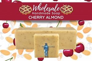 Cherry Almond Soap | Handmade Soap, Natural Soap, Vegan Soap, Homemade Soap, Wholesale Soap, Bulk Favors Soap, Cut Into Bar Soap - Etsy