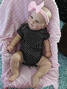 Anano 20 Inch Reborn Baby Dolls Toddler Girl Realistic Silicone Newborn Dolls Sweet Real Life Dolls for Babies