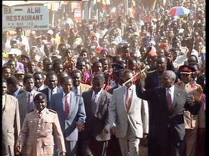 58K views · 1K reactions | President Daniel arap Moi addressing a gathering of Kenyans and Tanzanians at the Namanga border in 1996. He urged the people of the two countries to live in peace with each other and donated 20 bulls for a feast after the peace rally. #DanielarapMoi #Kenya #Tanzania | Presidential Library and Museum | Facebook