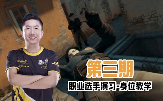 【CSGO教学】第三期-职业选手演习-身位教学