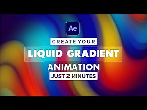 How to Create Liquid Gradient Background in After Effects | Tutorial 2023
