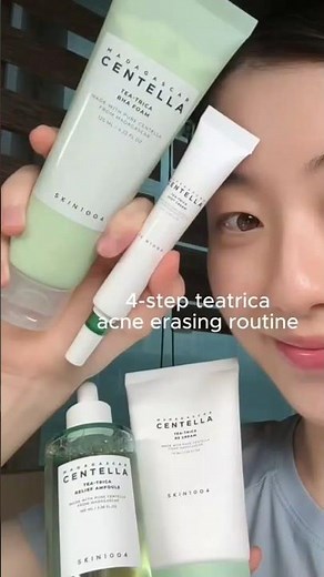 4-Step Korean Acne Fix Routine | Glow & Clear Skin in Days! #acnetreatment #acneremoval #heylina