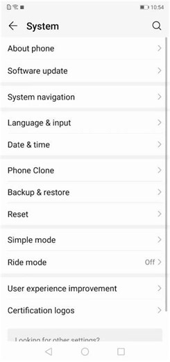 Android reset all setting solution