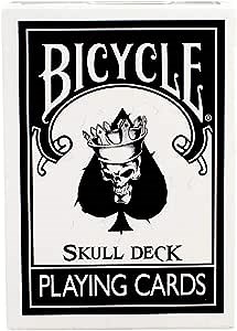 Bicycle Skull Deck Playing Cards with 4 Bonus Magic Cards