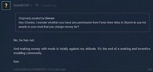 The Pay for Mods Program Already Showing Growing Pains as First Paid Mod Pulled