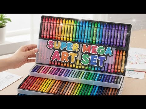 Super Mega Art Set unboxing