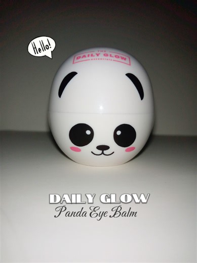 The Cutest Little Thing🐼✨ — THE DAILY GLOW Panda Eye Balm. With Free Beauty Bean Milk Drink!!🩷✨ #pandaeyebalm #dailyglow #skincare #fyp #skincaretips