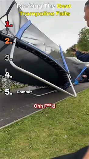 Ranking Trampoline Fails You Can’t Unsee #funny #memes #ranking #trampoline #fail #fails