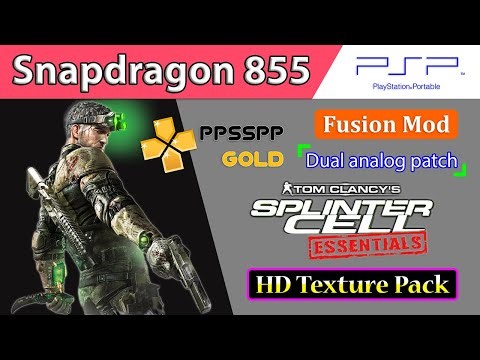 Splinter Cell: Essentials - HD Texture Pack + Fusion Mod • 1080p - PPSSPP Android | Snapdragon 855