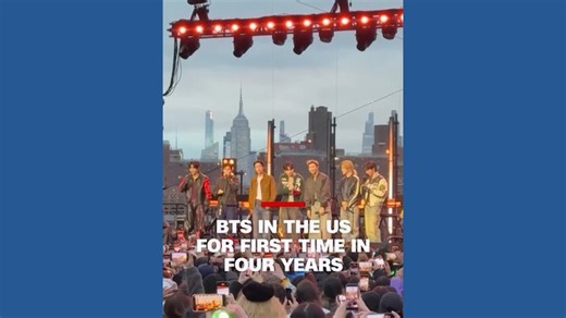 BTS Returns to the United States