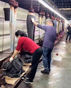 1.2M views · 1.9K reactions | A rare glimpse into jeans production! ✨ | Art & Fashion | Facebook