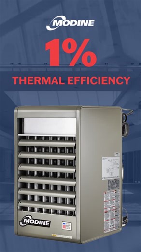 Johnstone Supply Savannah on Instagram: "Heat any large, commercial space with the Modine Vented Gas-Fired Unit Heater. Built with commercial-grade durability, 83% thermal efficiency, and flexible venting options, it’s engineered to make installation and performance simple, safe, and reliable. Now available in seven different sizes, check out the Modine PDP Unit heater in-store today."