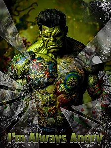 Poster, Hulk, 3D - Etsy.de