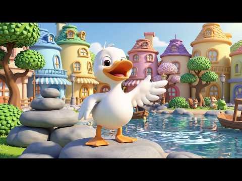 Happy Duck Swims Quack Quack Quack | Pond Life & Animal Sounds Song for Kids