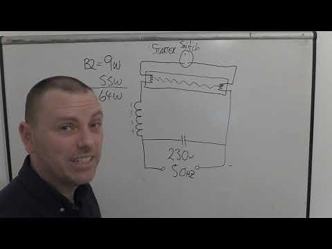 How do Fluorescent lights work? calculation and P F Correction
