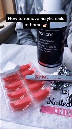 How to remove acrylic nails at home