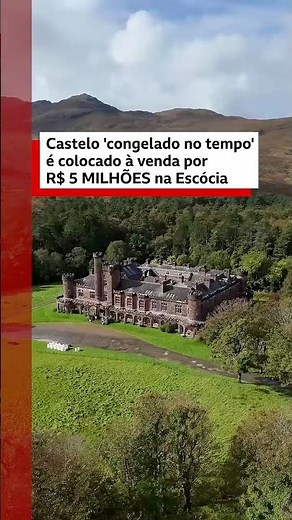 Castelo em ilha escocesa volta ao mercado por R$ 5 milhões de reais